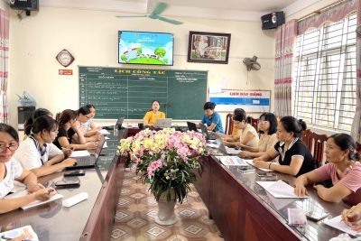 Tập huấn về trường học Xanh – Sạch – Khoẻ